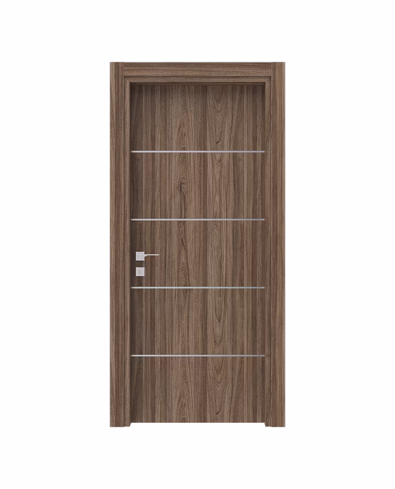 AS-LM-04 Brown Swiss Elm ahşap kapı